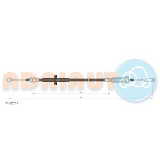 Трос ручного гальма ADRIAUTO 11.0207.1
