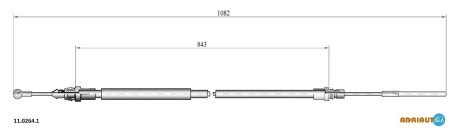 Тросик ADRIAUTO 11.0264.1 (фото 1)