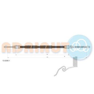 Трос ручного гальма ADRIAUTO 13.0206.1