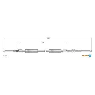 Трос ручного гальма ADRIAUTO 41.0201.1