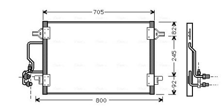 Радіатор кодиціонера AVA COOLING AI5175