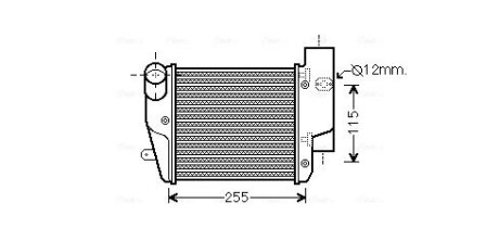 AVA AUDI Інтеркулер A6 C6 2.7, 3.0 05- AVA COOLING AIA4302