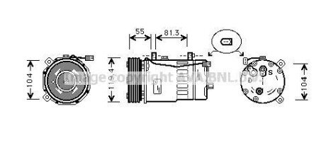 Компресор AVA COOLING AIAK003 (фото 1)