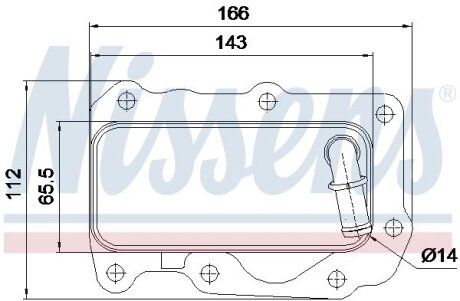 AVA LAND ROVER Оливний радіатор (без корпуса) DEFENDER 2.0 19-, DISCOVERY SPORT 2.0 14-, RANGE ROVER EVOQUE 2.0 18-, JAGUAR AVA COOLING AU3367