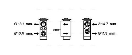 Розширювальний клапан AVA COOLING BW1432