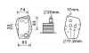 AVA BMW Оливний радіатор 1 E87, 3 E46/90, 5 E60, X3 E83 2.0d AVA COOLING BW3555 (фото 1)