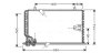 AVA BMW Радіатор кондиціонера (Конденсатор) 5 (E34) AVA COOLING BW5184 (фото 1)