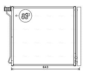 Радіатор кодиціонера AVA COOLING BW5474D