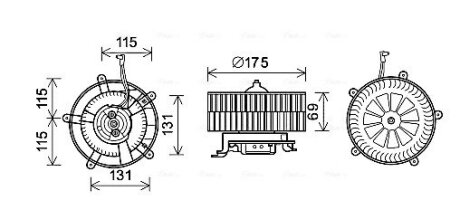 Компресор салону AVA COOLING BW8478