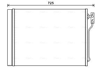 Радіатор кодиціонера AVA COOLING BWA5435D
