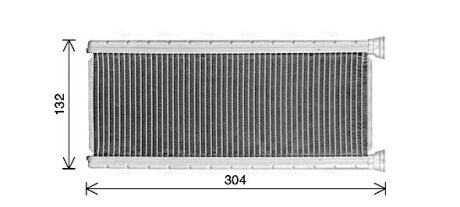 Теплообмінник, Система опалення салону AVA COOLING CN6339