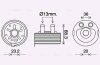 AVA NISSAN Оливний радіатор Almera II, Navara, Primera, X-Trail 2.2dCi/2.5td 00- AVA COOLING DN3443 (фото 1)