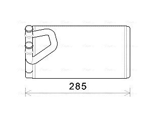 Теплообмінник, Система опалення салону AVA COOLING DN6373