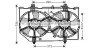 AVA NISSAN Вентилятор радіатора X-TRAIL I 2.0 01-, 2.5 02- AVA COOLING DN7513 (фото 1)