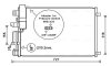 AVA NISSAN Радіатор кондиціонера (конденсатор) без осушувача QASHQAI 2.0D 07- AVA COOLING DNA5290D (фото 1)