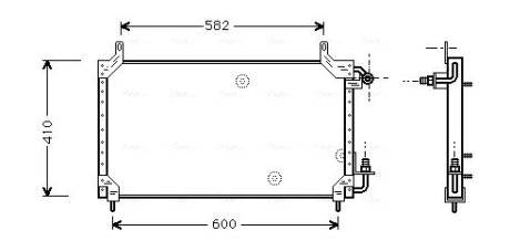 Радіатор кодиціонера AVA COOLING DW5006