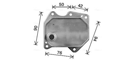 Охолоджувач оливи AVA COOLING FD3669