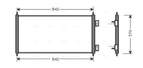 Радіатор кодиціонера AVA COOLING FD5303