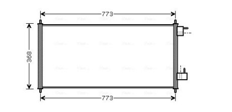 Радіатор кодиціонера AVA COOLING FDA5361