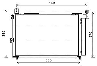 Радіатор кодиціонера AVA COOLING FDA5486D