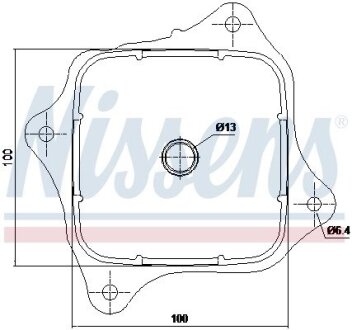 AVA HONDA Оливний радіатор (без корпуса) CIVIC IX 1.6 13-, CR-V IV 1.6 13- HR-V 1.6 i-DTEC 15- AVA COOLING HD3343