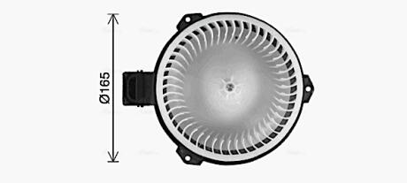 AVA HONDA Вентилятор радіатора CR-V III 06-, CROSSTOUR 12- AVA COOLING HD8327