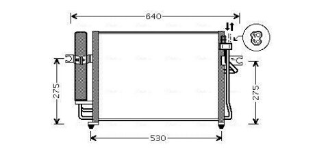 Радіатор кодиціонера AVA COOLING HY5090D