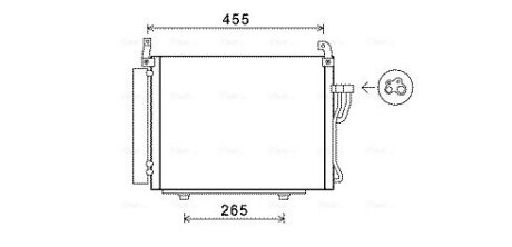 Радіатор кодиціонера AVA COOLING HY5245D