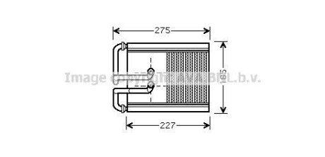 Теплообмінник, Система опалення салону AVA COOLING HY6168