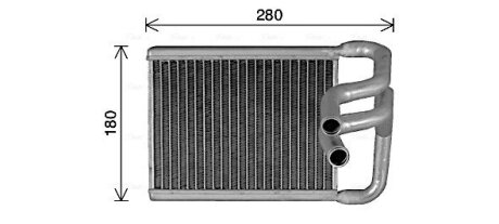 AVA HYUNDAI Радіатор опалення Elantra 06- AVA COOLING HY6482 (фото 1)