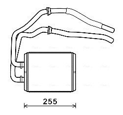 AVA IVECO радіатор опалення Daily IV 06- AVA COOLING IV6105