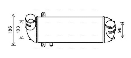 Охолоджувач наддувального повітря AVA COOLING KAA4212