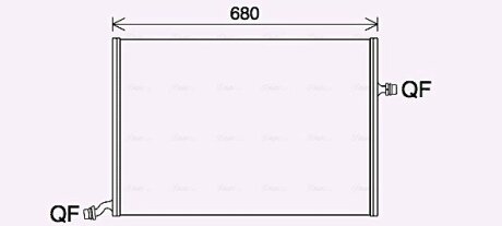 Радіатор, Система охолодження двигуна AVA COOLING MS2712