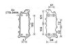 AVA DB Масляний радіатор C-class W203/204,E-class W211/212, W164/166, W221/222, Sprinter, Vito, Chrysler 300C AVA COOLING MS3685 (фото 1)