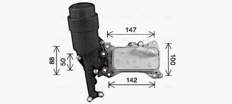 Охолоджувач оливи AVA COOLING MS3741H