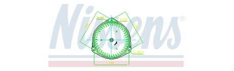 Вентилятор салону AVA COOLING MT8297