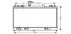 AVA MAZDA Радіатор системи охолодження двигуна 6 1.8, 2.0, 2.3 02- AVA COOLING MZ2163 (фото 1)