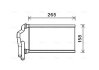 AVA MAZDA Радіатор опалення MPV II 2.0 99-, 2.3 02- (спереду) AVA COOLING MZ6273 (фото 1)