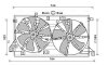 AVA MAZDA Вентілятор радіатора 3 1.6 08-14 AVA COOLING MZ7550 (фото 1)