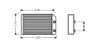 AVA OPEL Радіатор опалення VECTRA B 95- AVA COOLING OL6315 (фото 1)