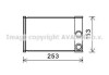 Теплообмінник, Система опалення салону AVA COOLING OLA6680 (фото 1)