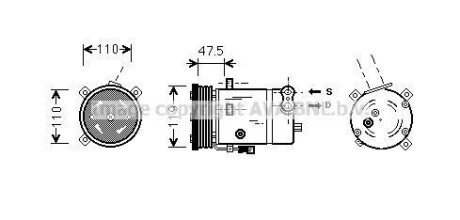 Компресор AVA COOLING OLAK277