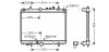 AVA CITROEN Радіатор охолодження C5 1,8 AUT. 00- AVA COOLING PE2235 (фото 1)