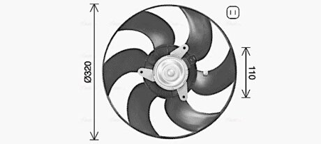 Вентилятор AVA COOLING PE7563 (фото 1)