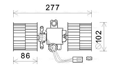 Компресор салону AVA COOLING SA8022