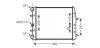 Радіатор, система охолодження двигуна AVA COOLING SAA2005 (фото 1)