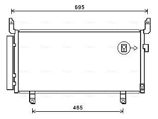 Радіатор кодиціонера AVA COOLING SU5104D