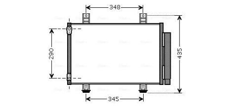 Радіатор кодиціонера AVA COOLING SZA5087D