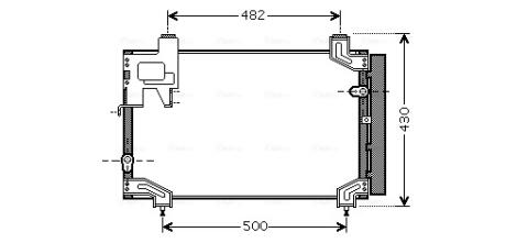 Радіатор кодиціонера AVA COOLING TO5394D