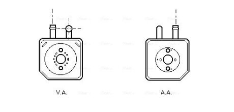 Охолоджувач оливи AVA COOLING VN3082 (фото 1)